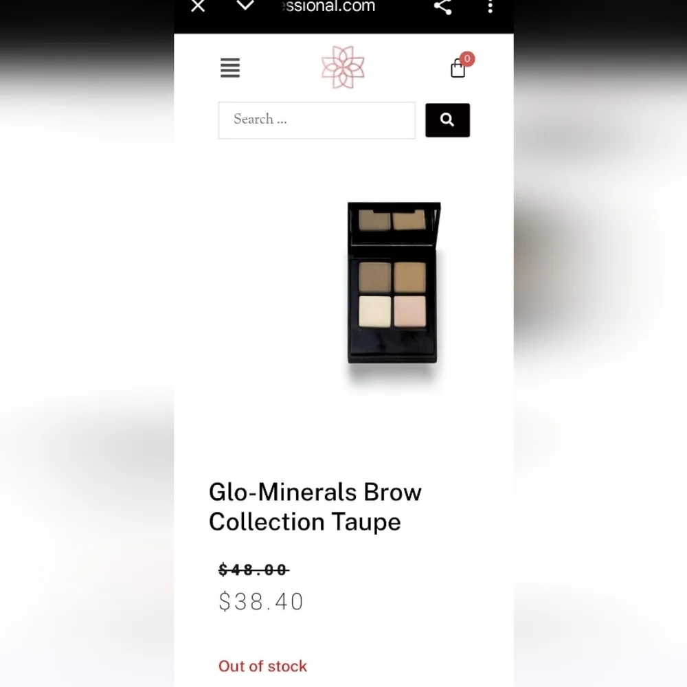 Glo-Minerals Brow Quad – Taupe
